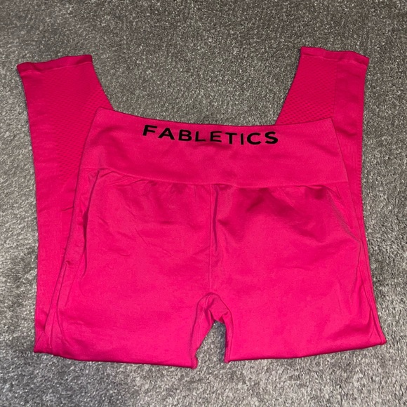 Fabletics hot pink seamless leggings size XL - Picture 2 of 3
